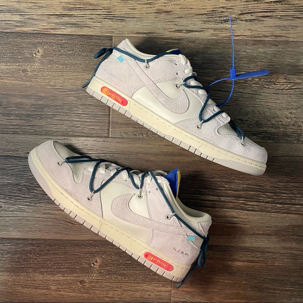 Nike Dunk Low Off-White Lot 16, Size 13, Worn Once, 9/10 Condition, *REPLICAS*